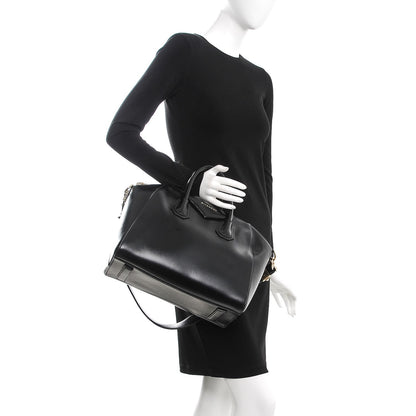 Givenchy Shiny Lord Calfskin Medium Antigona Black 2 of 14
