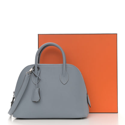Hermes Evercolor 1923 Bolide 25 Bleu Lin Gris Perle 8 of 8