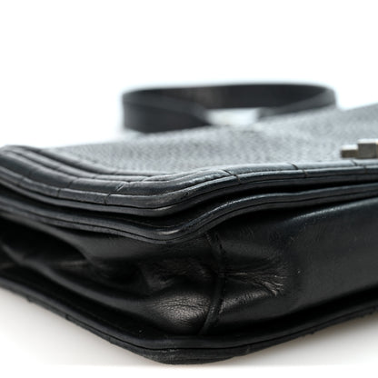 Chanel Galuchat Stingray Medium Boy Flap Black 9 of 10