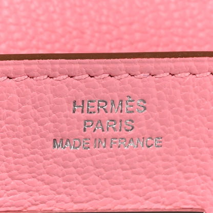 Hermes Chevre Mysore Kelly Longue Wallet Rose Confetti 6 of 10