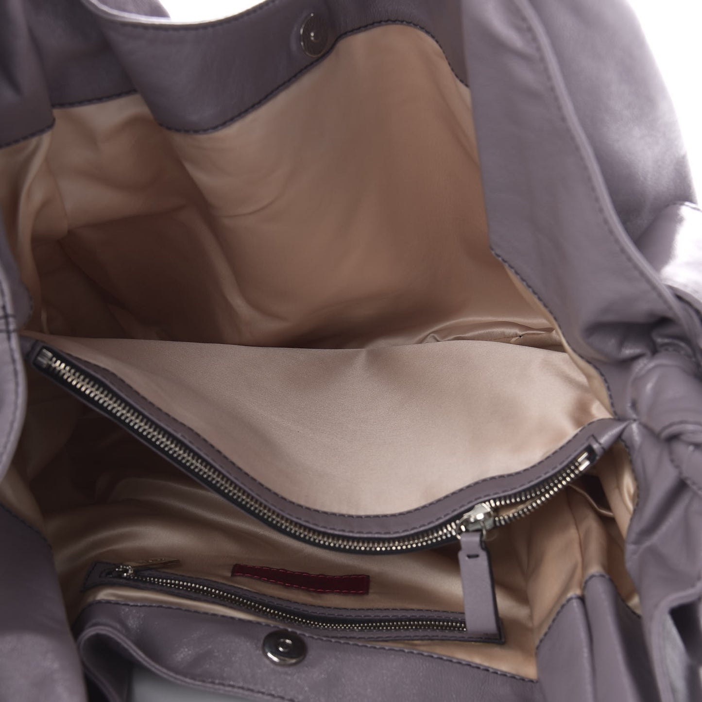 Patent Lacca Large Nuage Bow Hobo Lilac