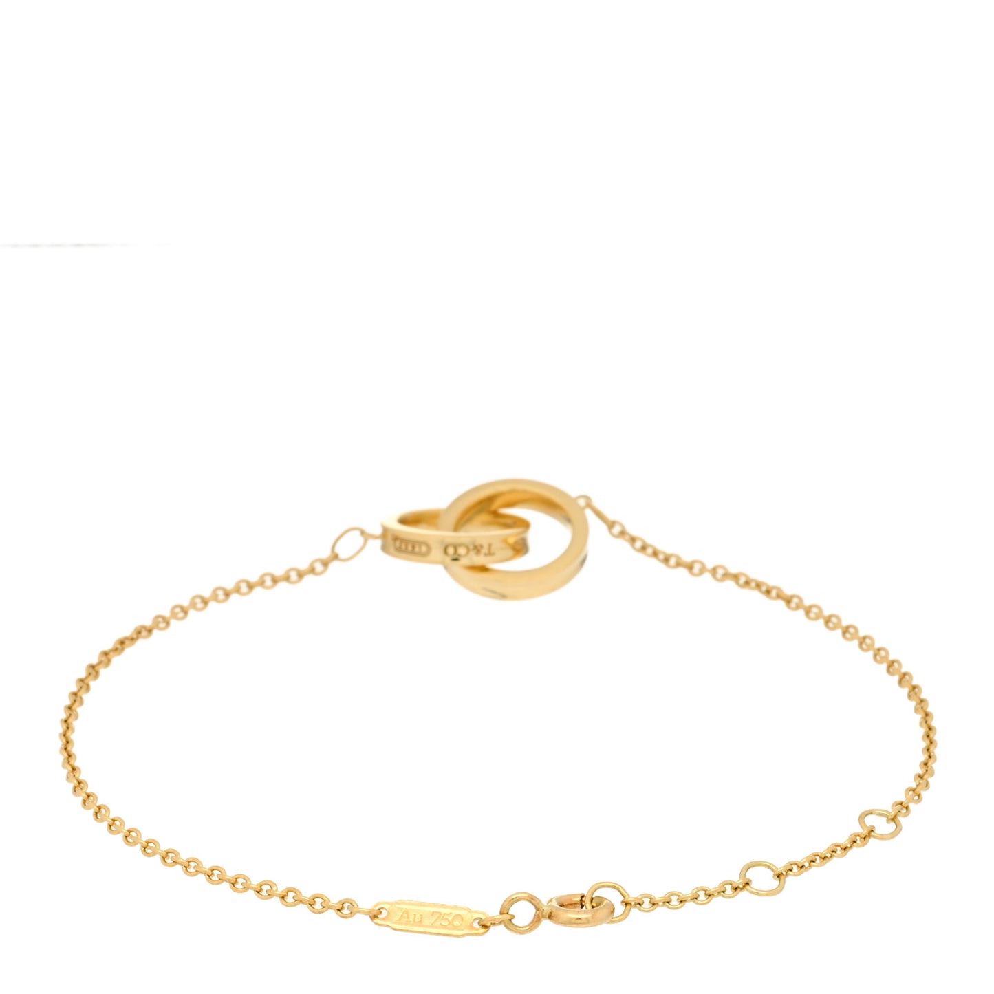 18K Yellow Gold 1837 Interlocking Circles Bracelet