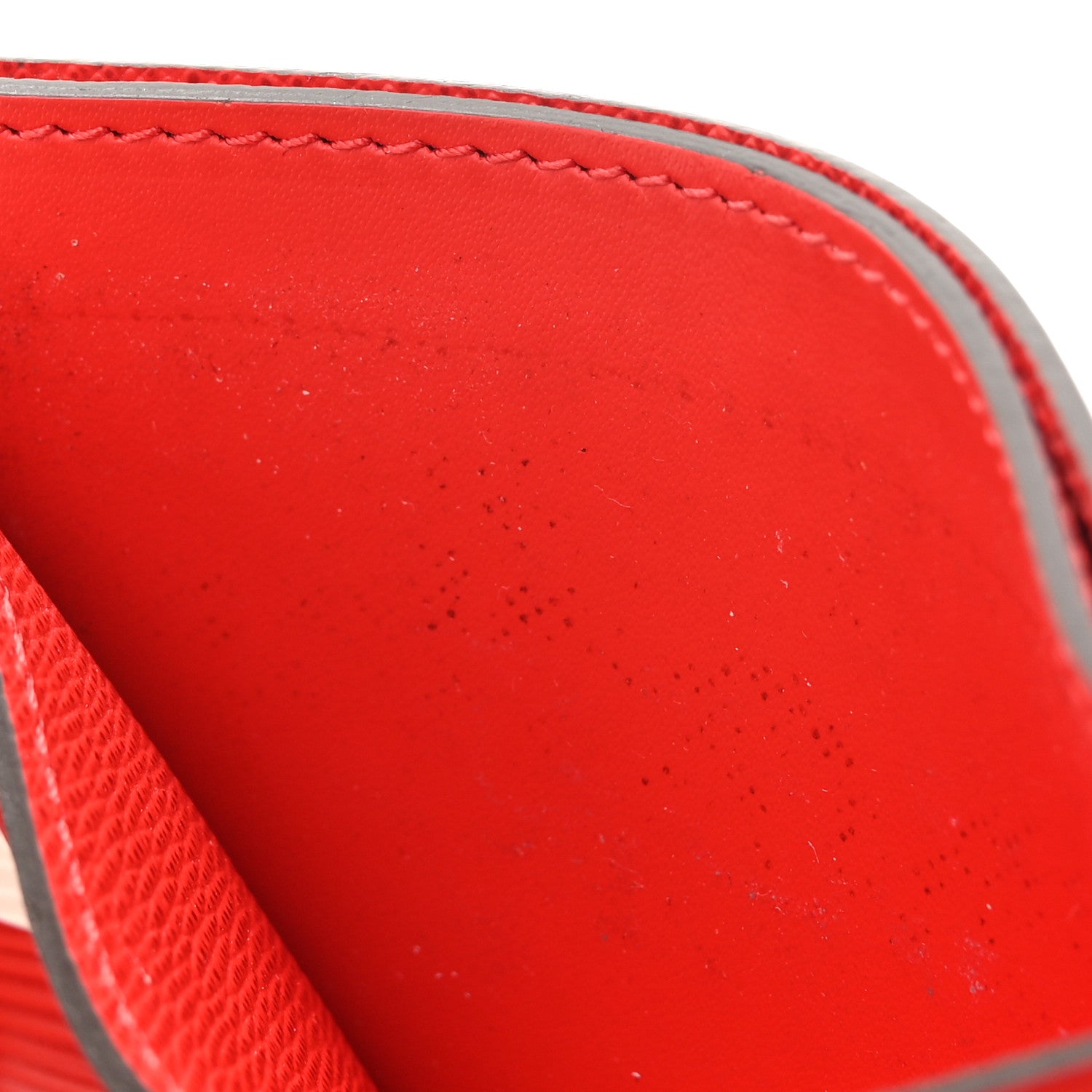 Louis Vuitton X SUPREME Epi Card Holder Red 7 of 11