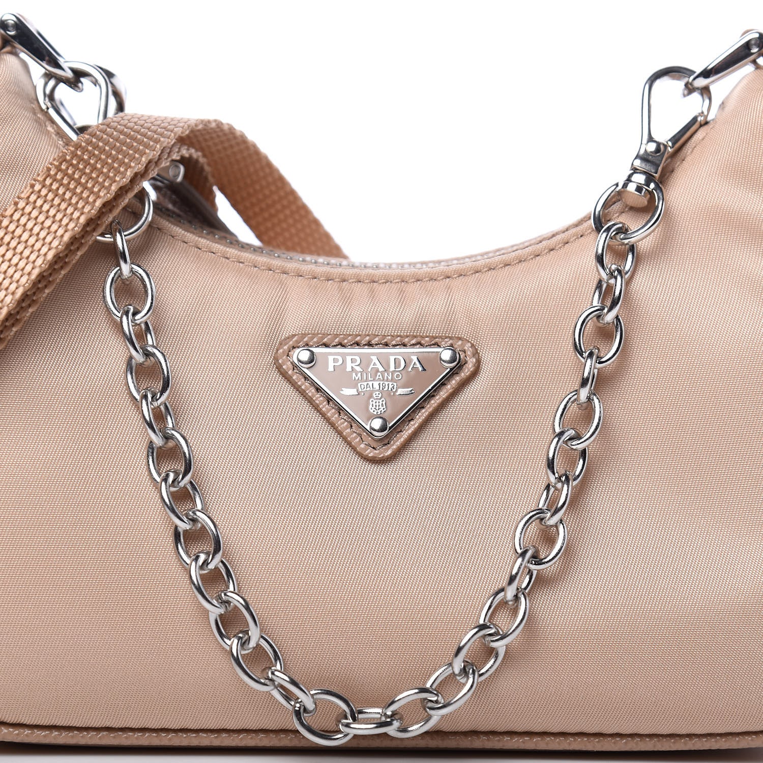 Prada Tessuto Nylon Saffiano Mini Re-Edition 2000 Shoulder Bag Cammeo 9 of 10