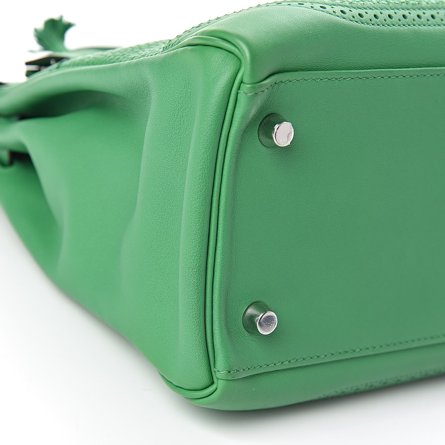 Hermes Togo Swift Ghillies Kelly 32 Bambou 9 of 10
