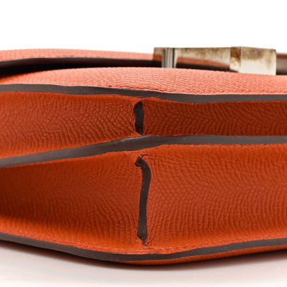 Hermes Epsom Enamel Constance 18 Terre Battue Rose Confetti 10 of 13