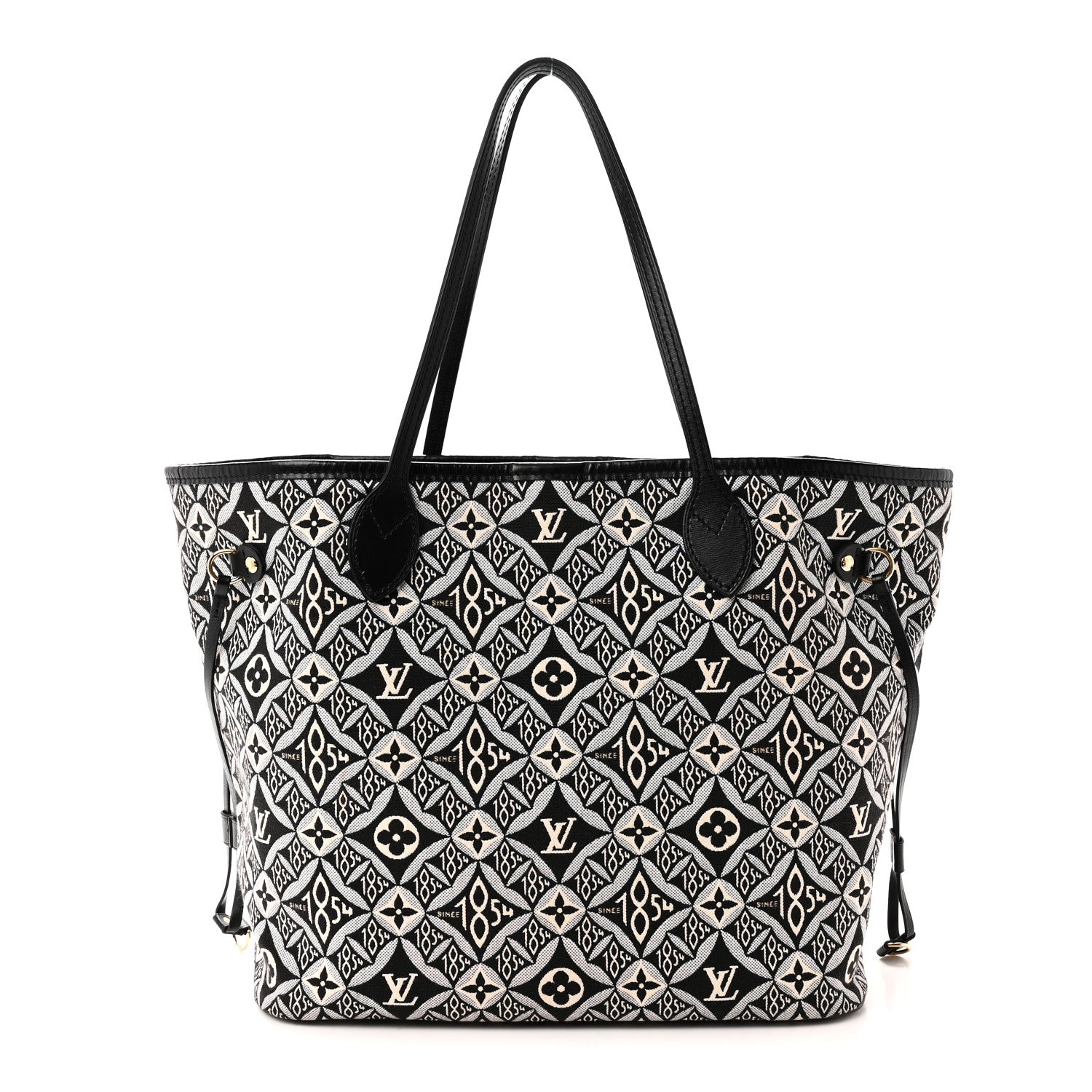 Louis Vuitton Jacquard Since 1854 Neverfull MM Grey 1 of 10