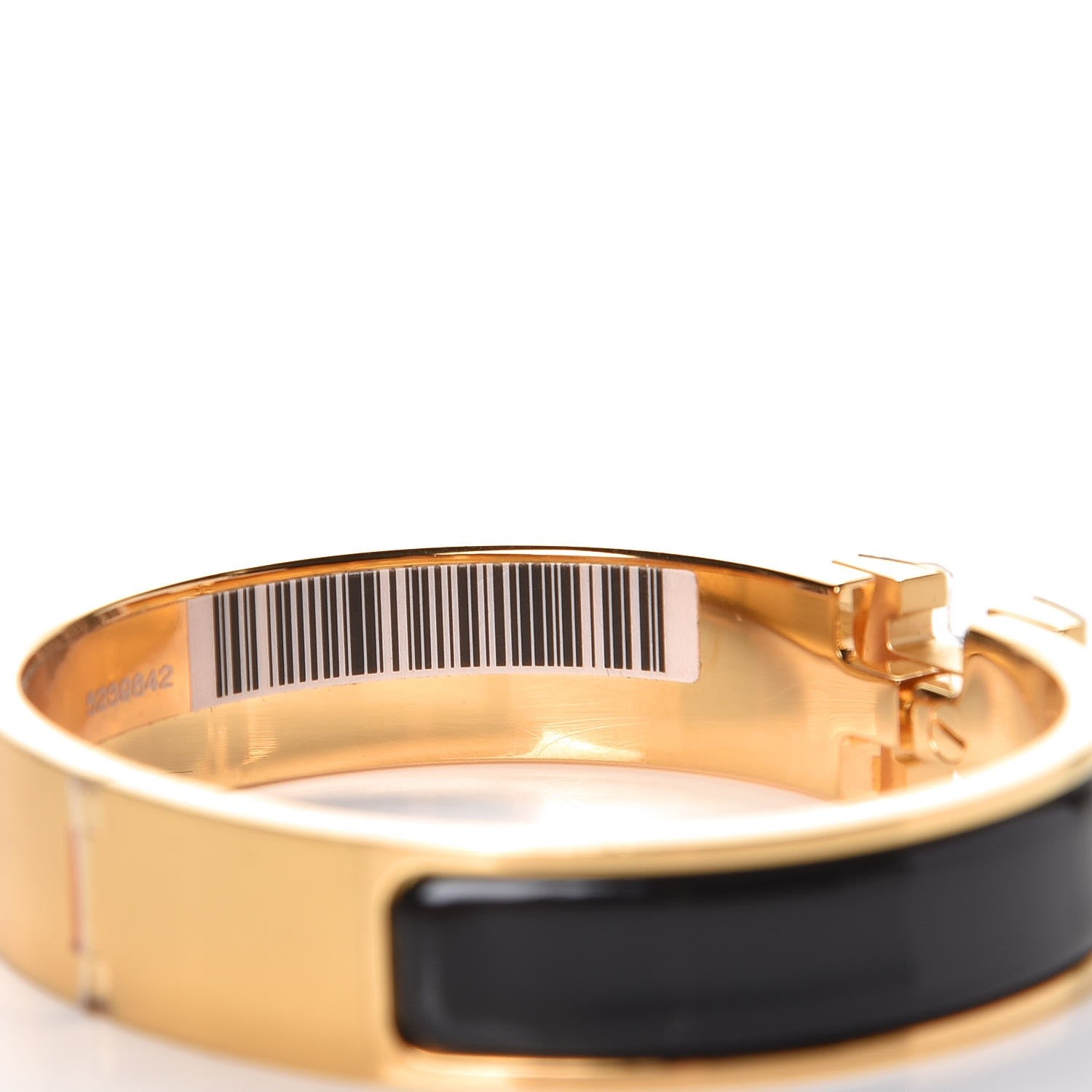 Hermes Enamel Narrow Clic Clac H Bracelet PM Black 5 of 7