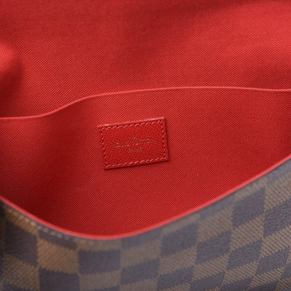 Louis Vuitton Damier Ebene Pochette Felicie Chain Wallet 7 of 10