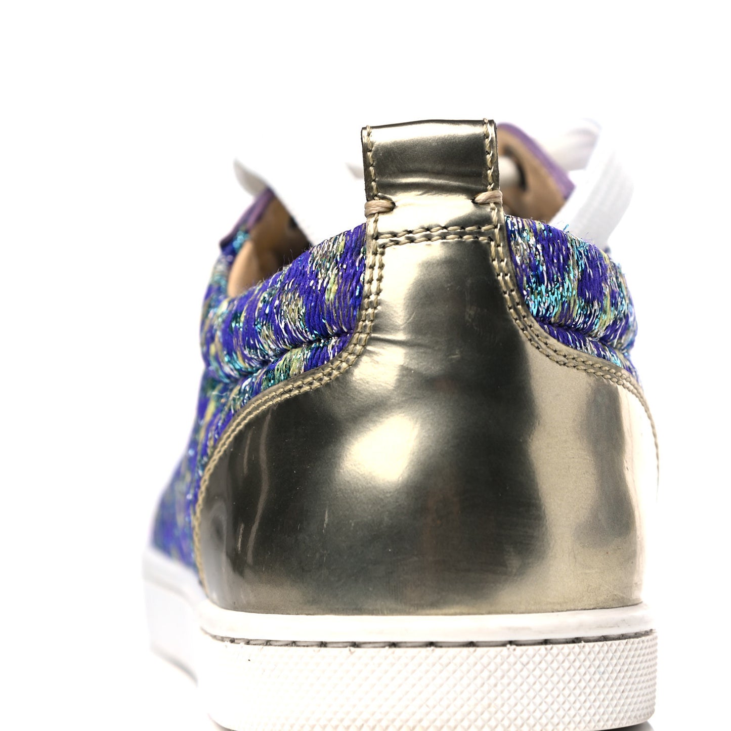 Crystal Metallic Suede Woven Lurex Gondolastrass Sneakers 38 Version Digitale