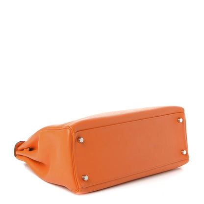 Hermes Swift Kelly Retourne 32 Orange 4 of 10