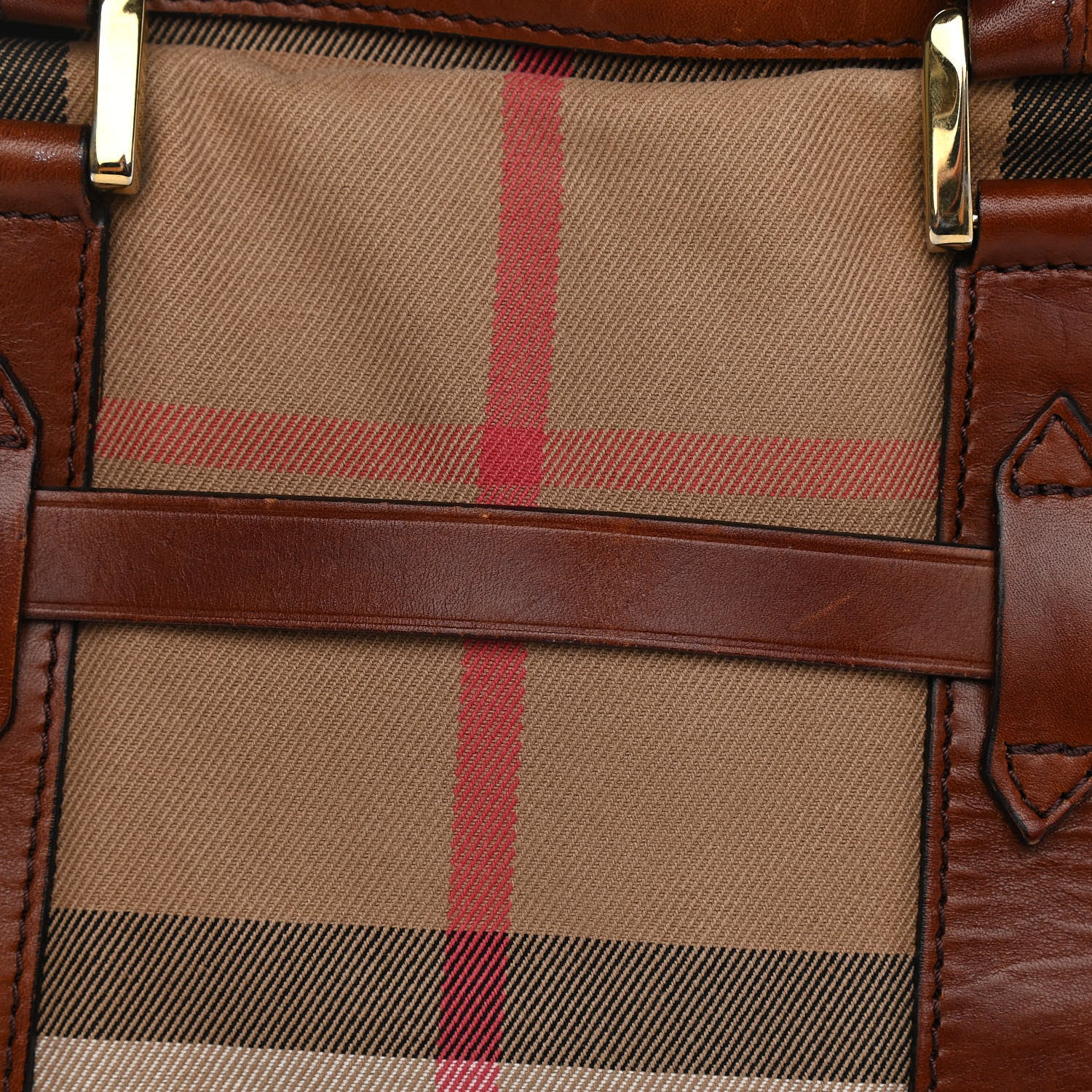 Burberry House Check Tote Dark Tan 25 of 31