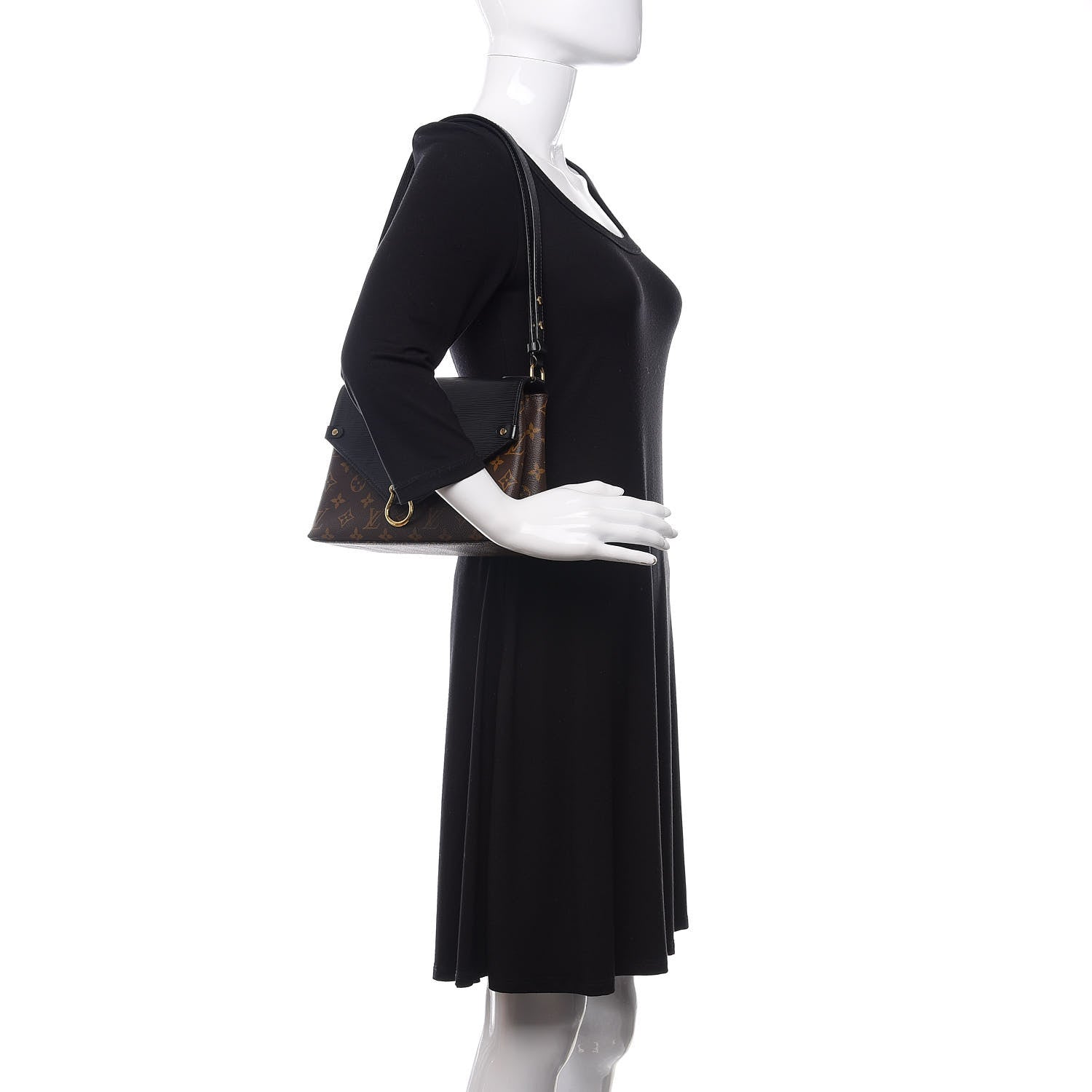 Louis Vuitton Epi Monogram Saint Michel Black 2 of 10