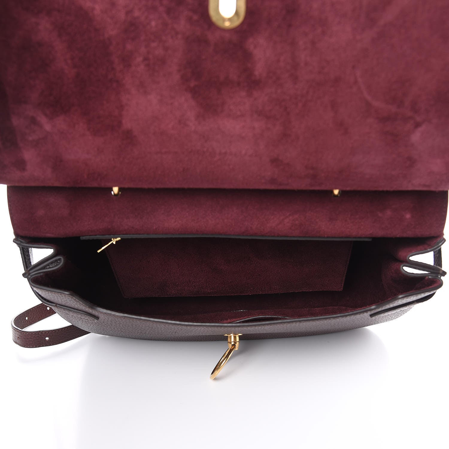 Mulberry Natural Grain Leather Amberley Satchel Oxblood 5 of 10
