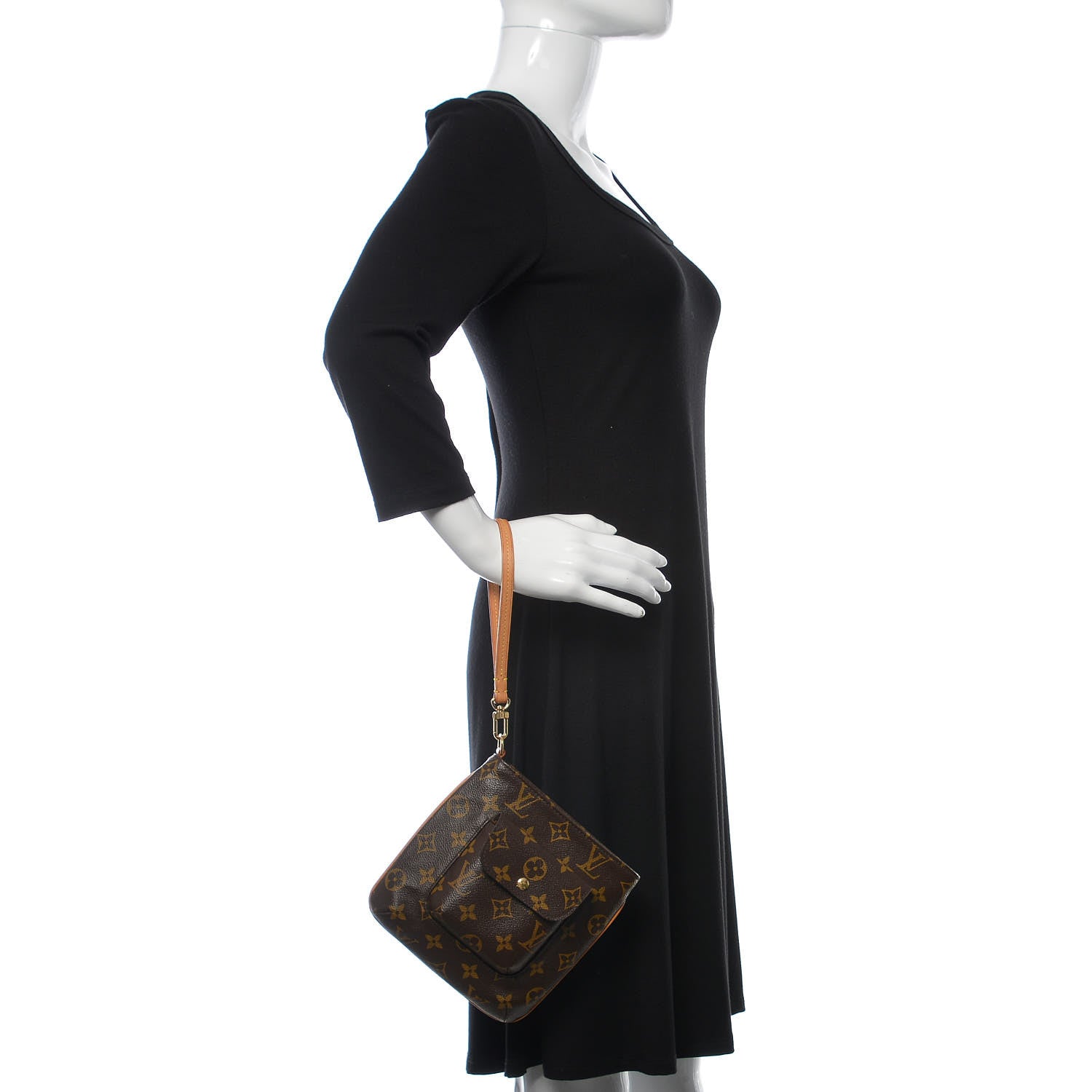 Louis Vuitton Monogram Partition Wristlet 2 of 8