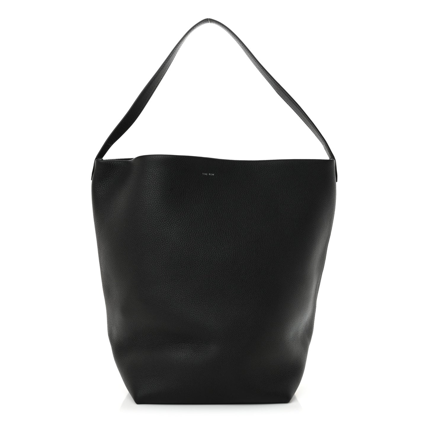 Grained Calfskin Large N/S Park Tote Black