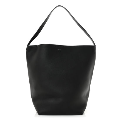 The Row Grained Calfskin Large N/S Park Tote Black 1 of 11