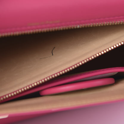 Delvaux Calfskin MM Tempete Satchel Fuchsia 11 of 13