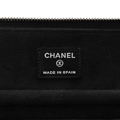 Chanel Lambskin Quilted Large Jewelry Case Black 7 of 11