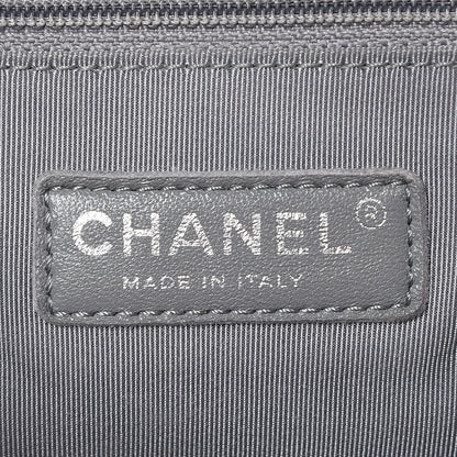Chanel Washed Lambskin Quilted Maxi Chain Around Flap Black 6 of 10