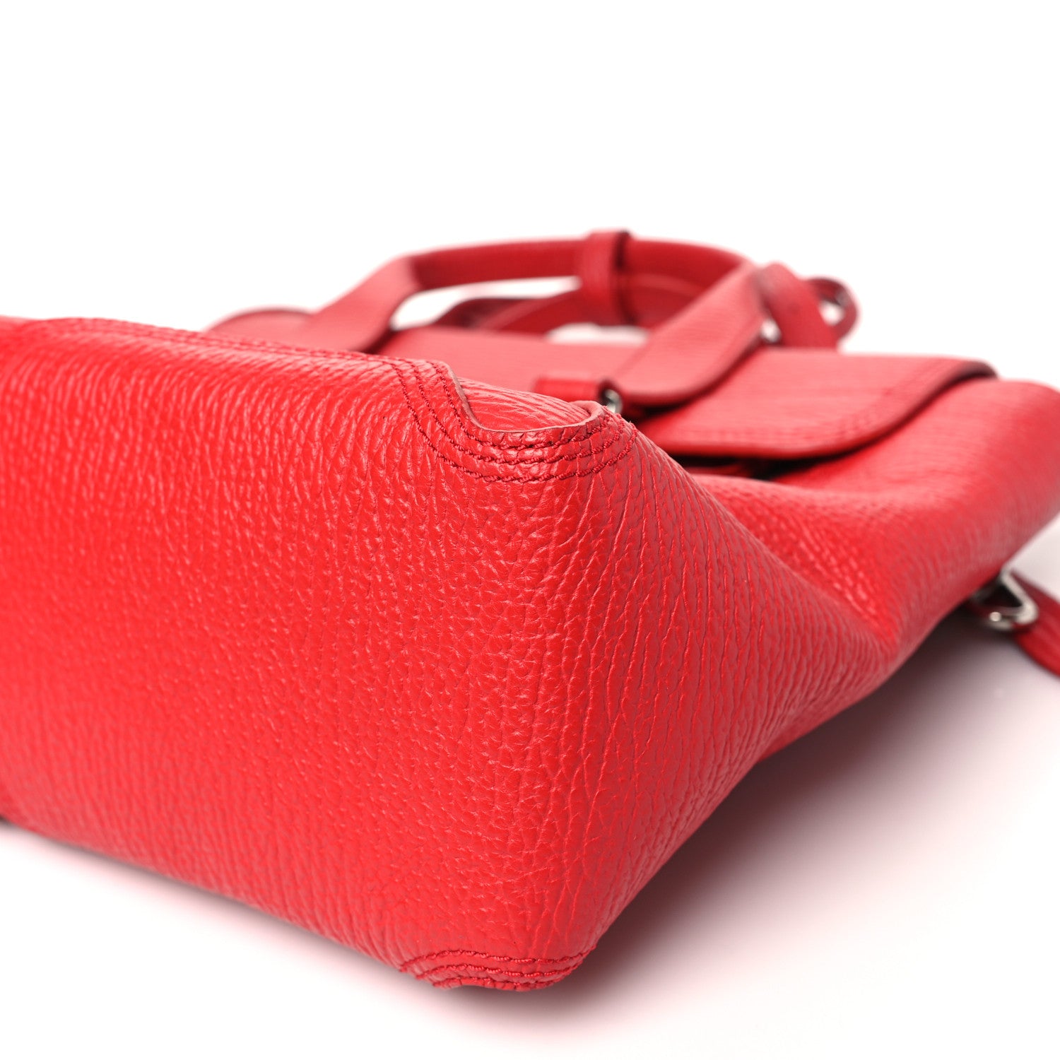3.1 Phillip Lim Textured Calfskin Medium Pashli Satchel Red 9 of 11