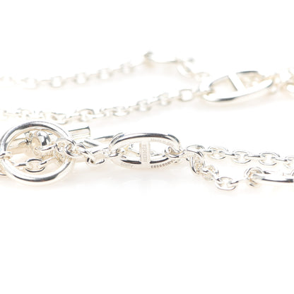 Hermes Sterling Silver Farandole Necklace 120 4 of 5