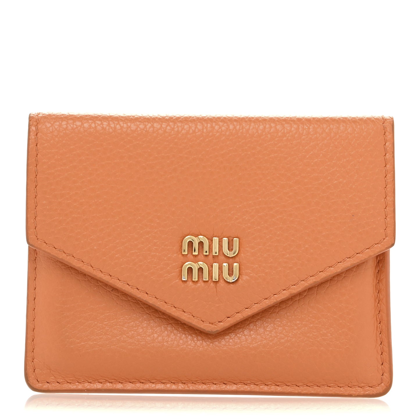 Vitello Phenix Card Holder Papaya