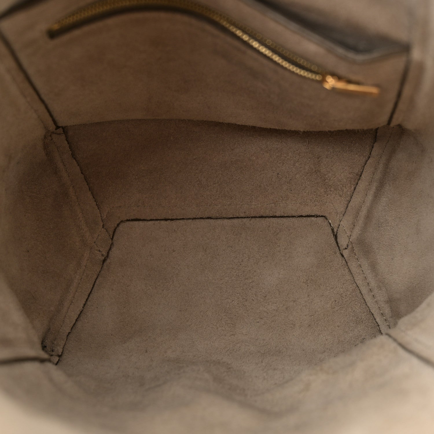 Celine Soft Grained Calfskin Small Sangle Bucket Bag Taupe 5 of 9