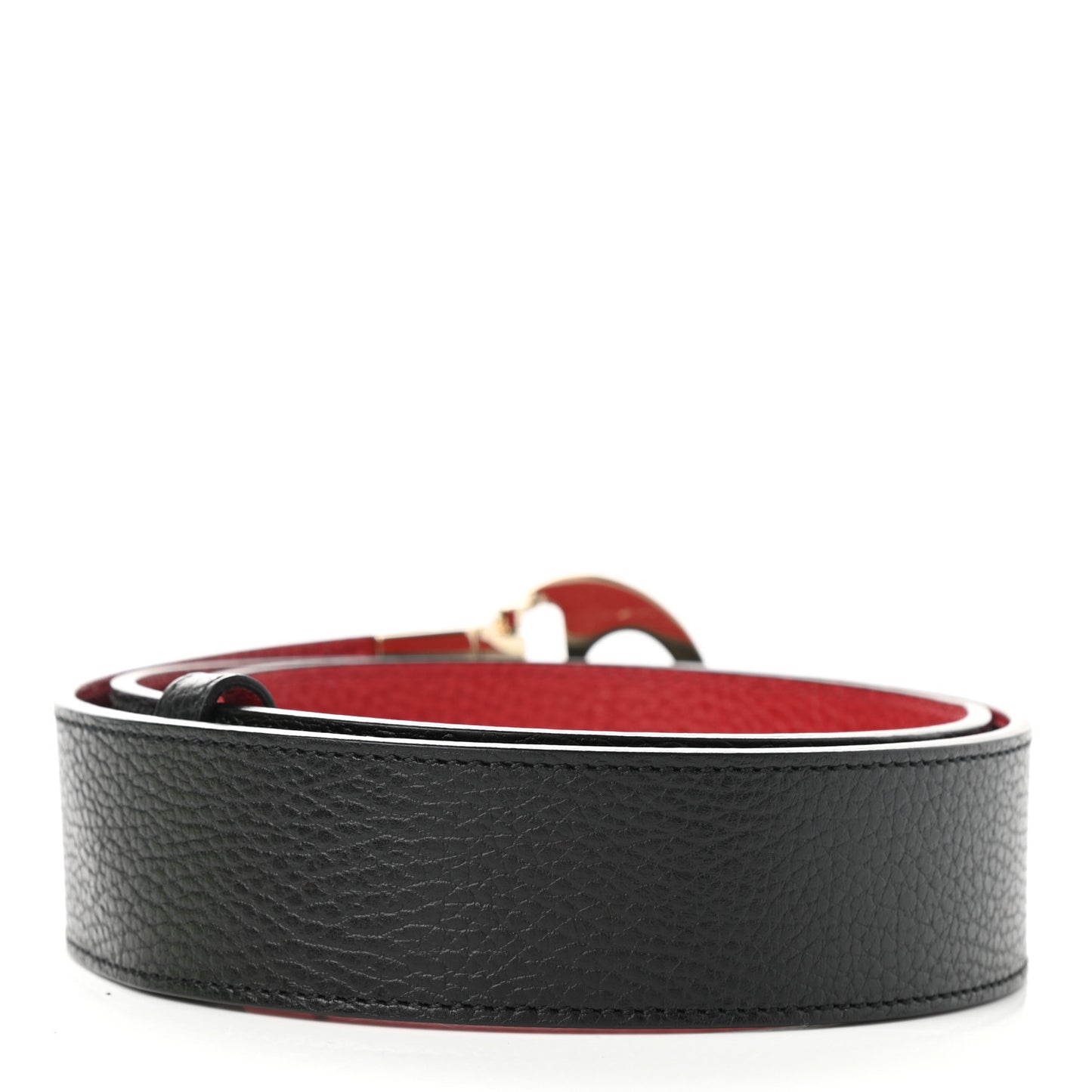Calfskin 1973 Reversible Belt 95 38 Black Red