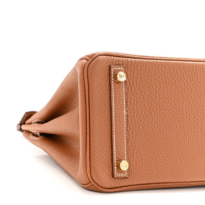 Hermes Togo Birkin 25 Gold 9 of 11