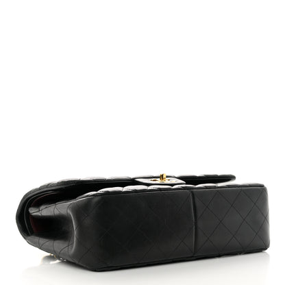 Chanel Lambskin Quilted Jumbo Double Flap Black 4 of 20