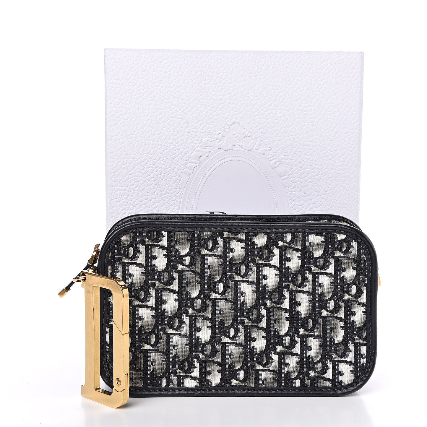 Oblique Diorquake Clutch Blue