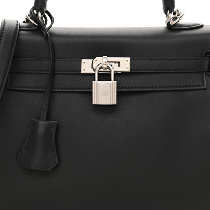 Hermes Swift Kelly Retourne 25 Black 8 of 11