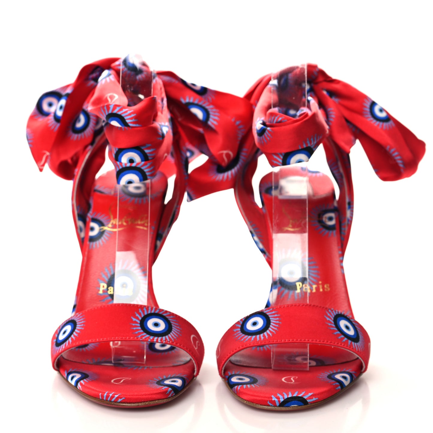 Crepe Satin Greekaba Du Desert 1000 Sandal 36 Red