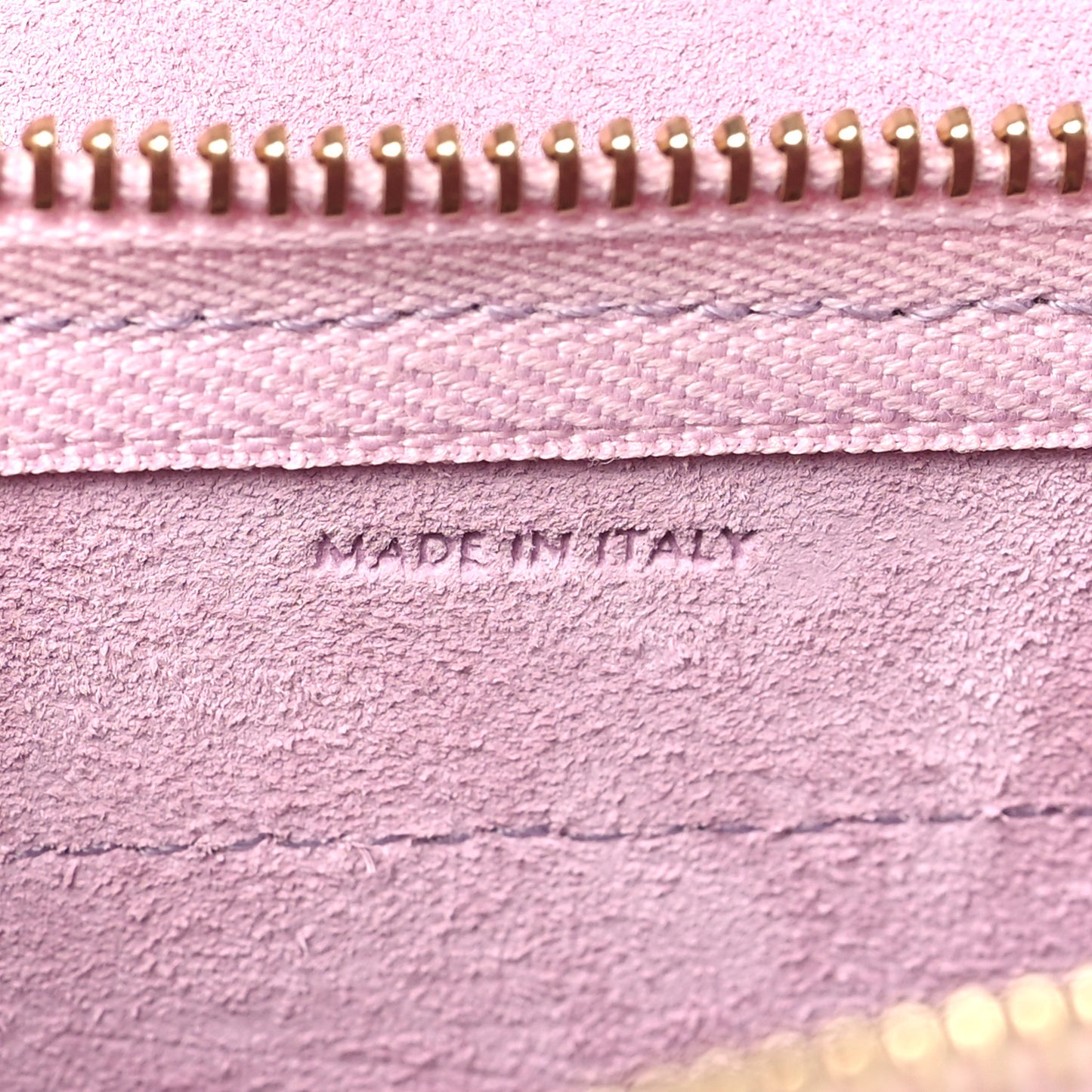 Grained Calfskin Pico Belt Bag Rose Quartz