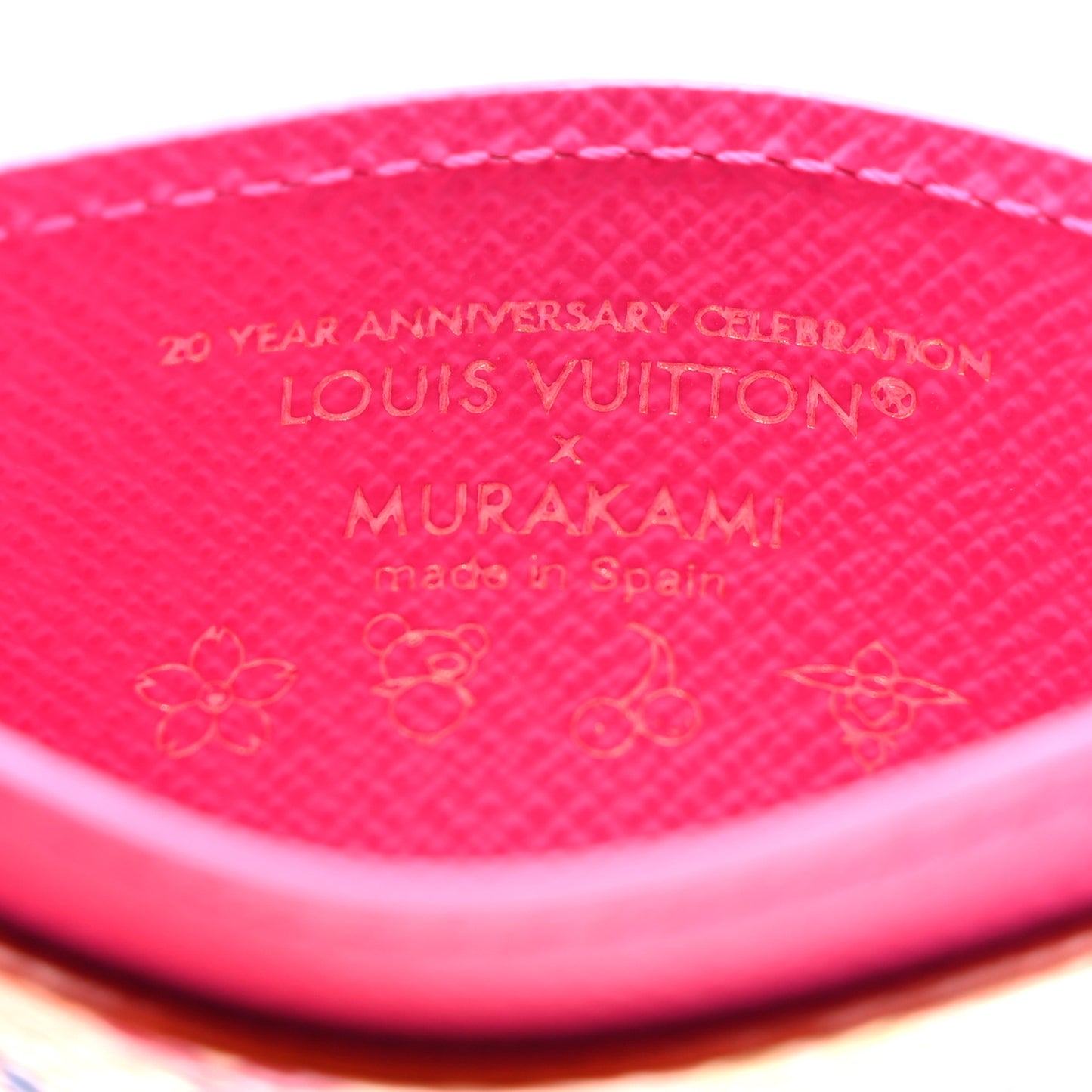 LV X TM Monogram Multicolor Card Holder Kawaii Pink