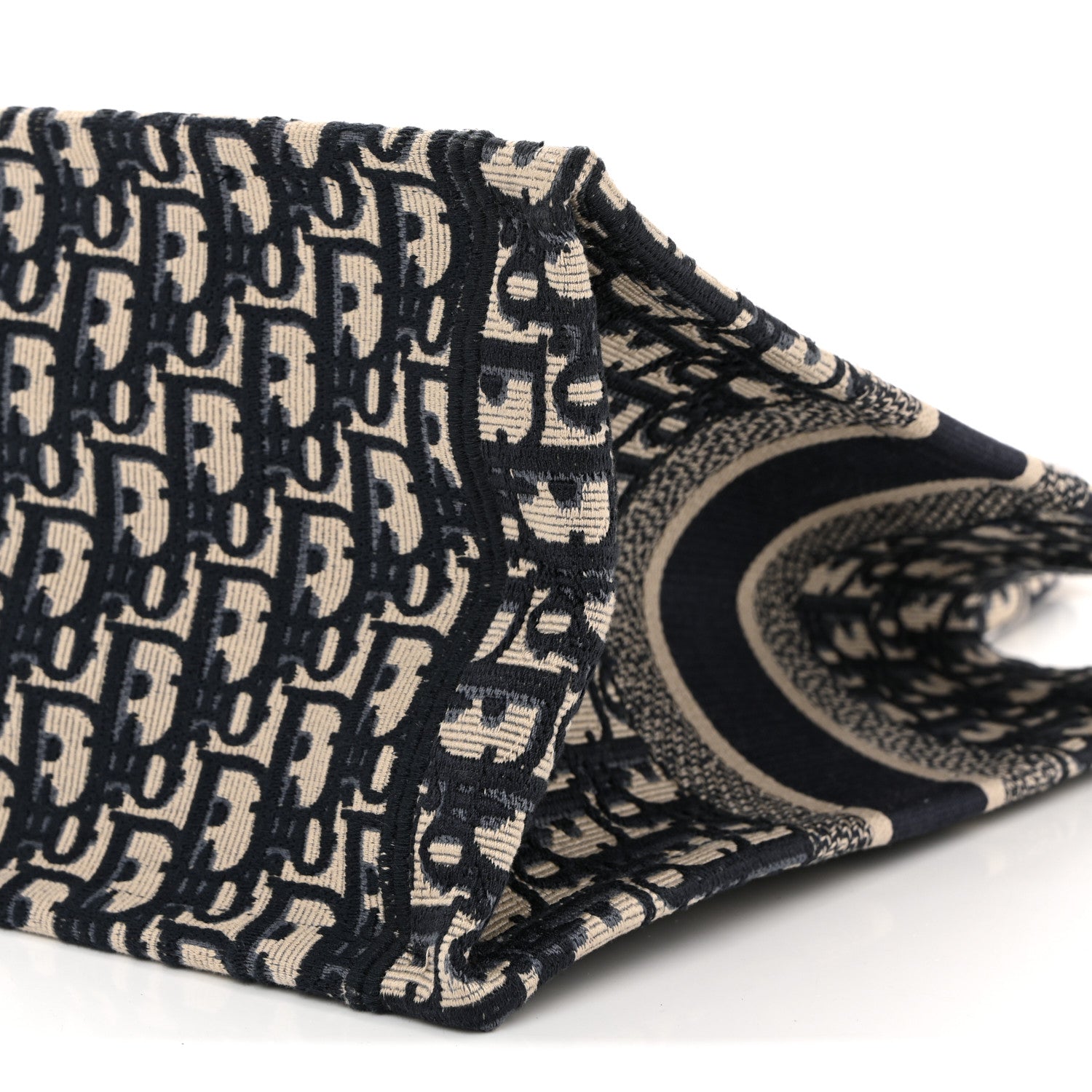 Christian Dior Oblique Medium Book Tote Blue Multicolor 10 of 12