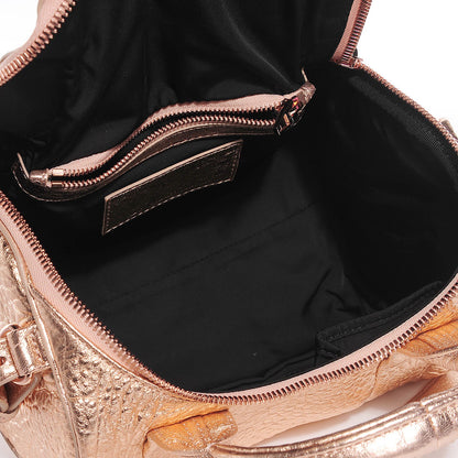 Alexander Wang Pebbled Lambskin Rockie Metallic Rose Gold 5 of 7