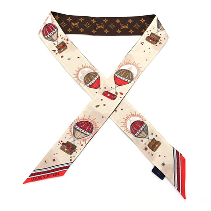 Louis Vuitton Silk Monogram Eclipse Bandeau Brown 1 of 5