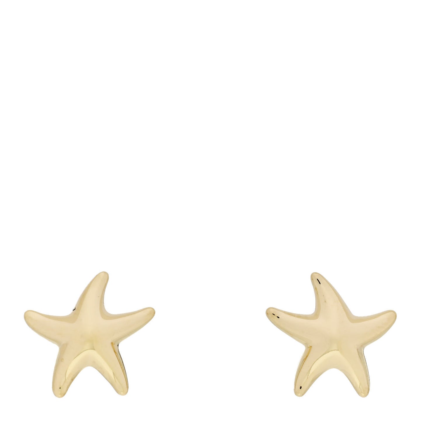 18K Yellow Gold 12mm Elsa Peretti Starfish Earrings
