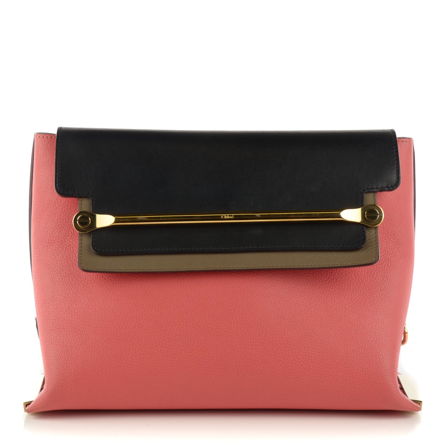 Calfskin Medium Clare Shoulder Bag Star Red