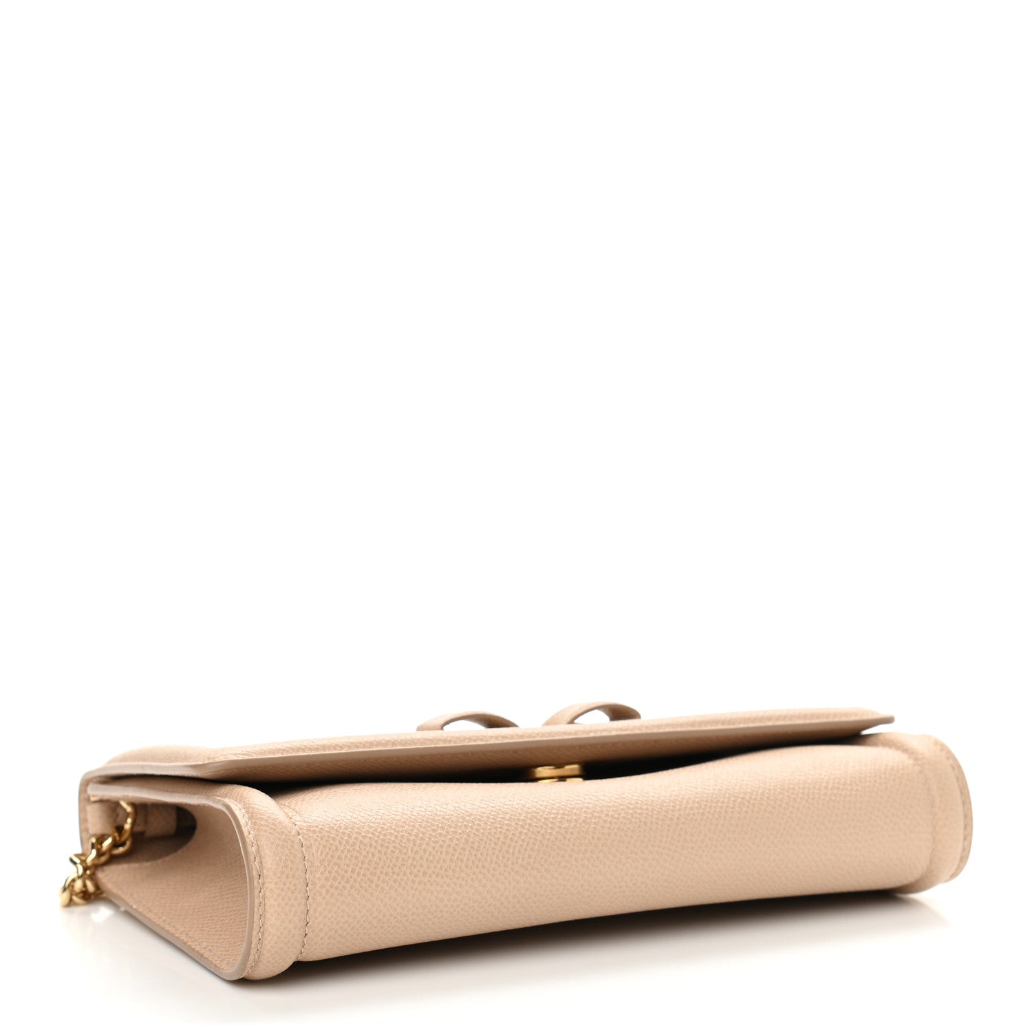 Salvatore Ferragamo Calfskin Pelletria Crossbody Bag Beige 4 of 10
