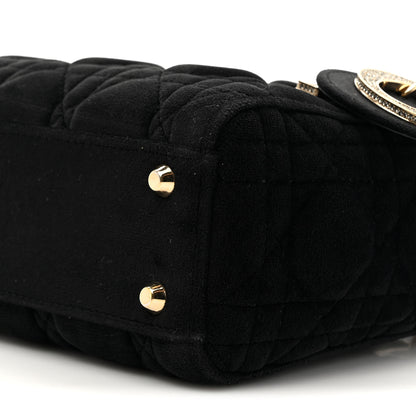 Christian Dior Velvet Mini Lady Dior Black 9 of 10