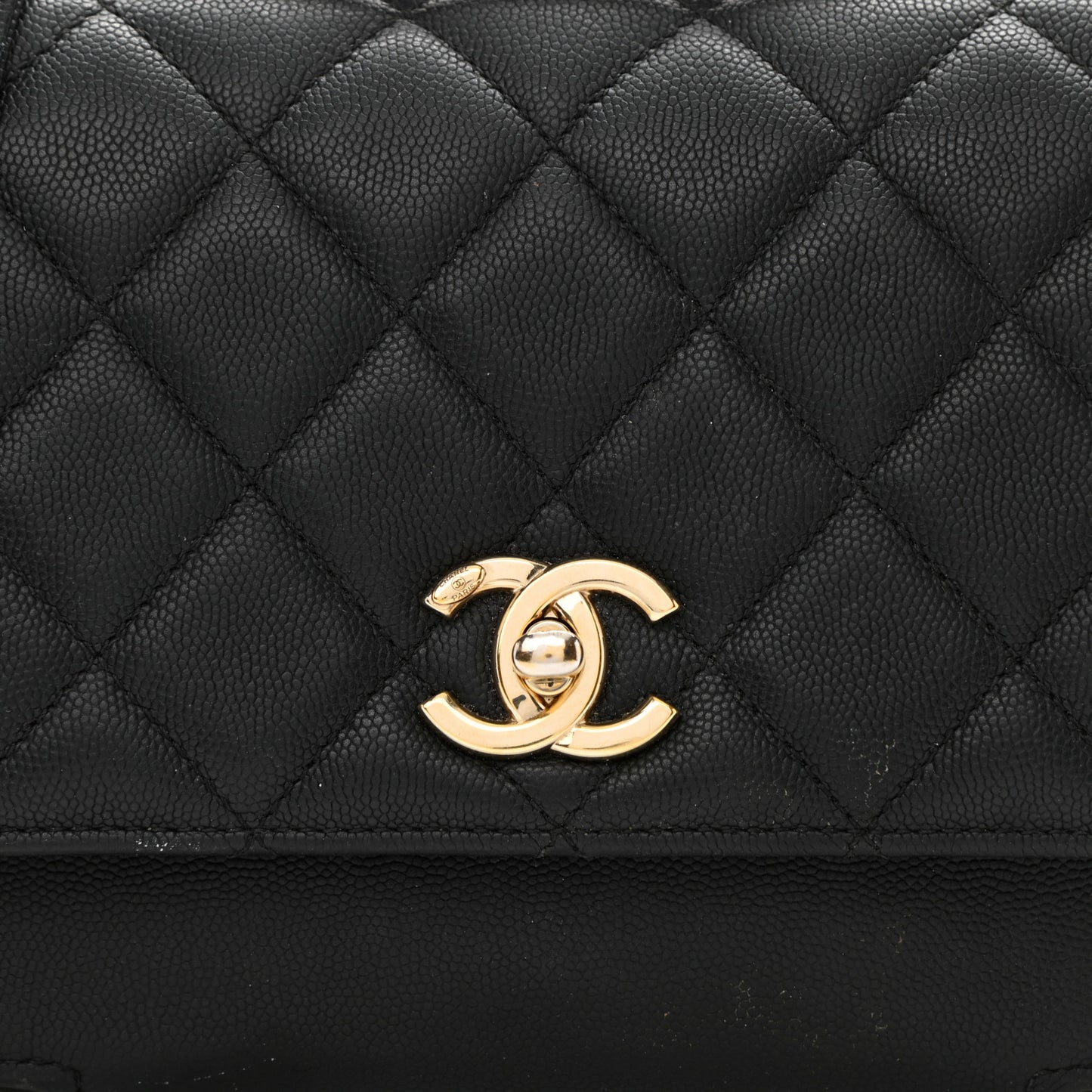 Caviar Quilted Medium Business Affinity Flap Black