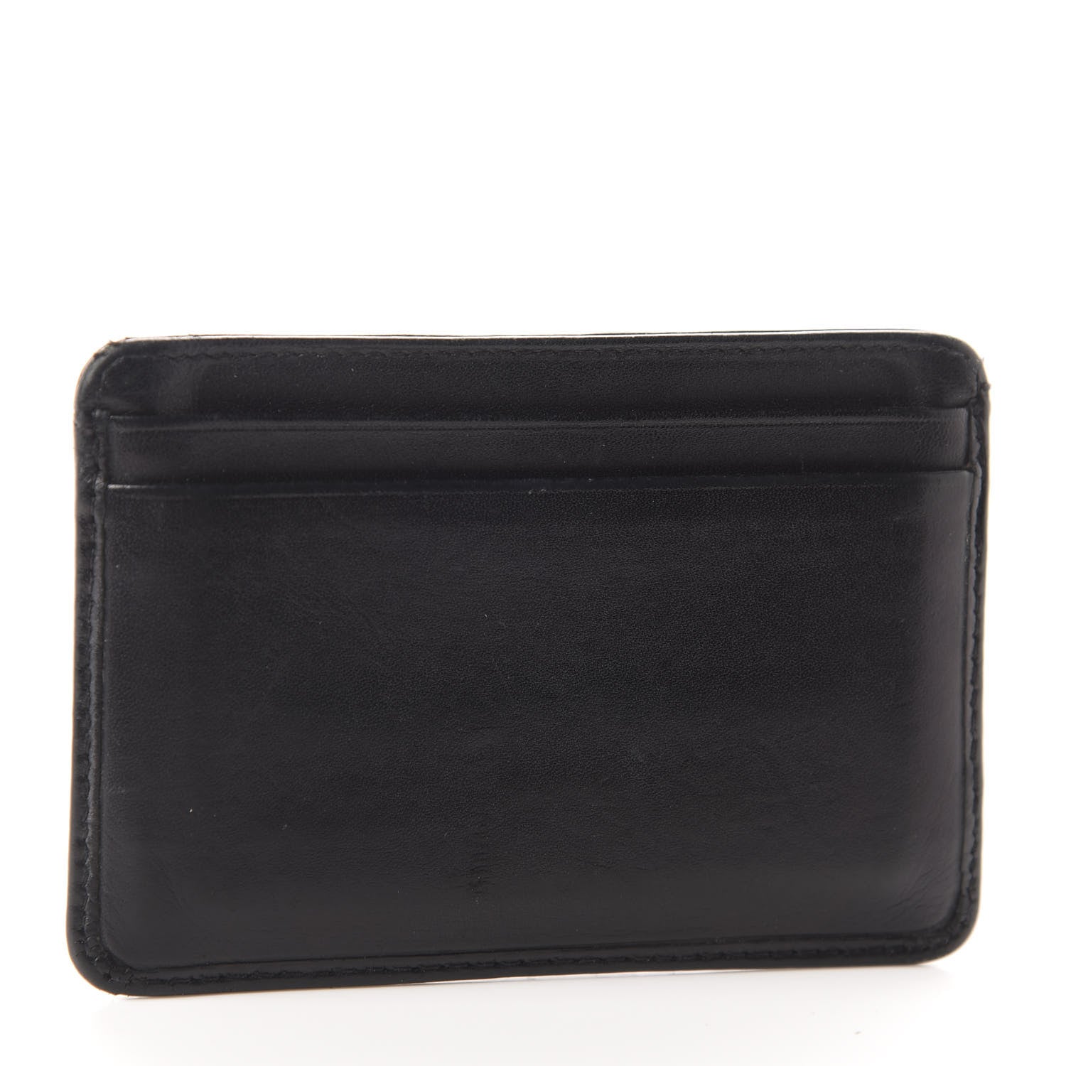 Chanel Calfskin Quilted Cambon Card Holder Black 3 of 8
