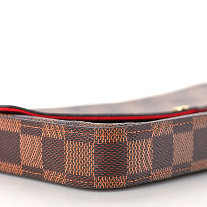 Louis Vuitton Damier Ebene Pochette Felicie Chain Wallet 8 of 9