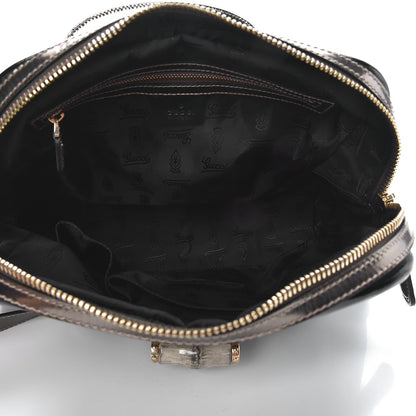 Gucci Dialux Pop Bamboo Top Handle Tote Black Pewter 6 of 10