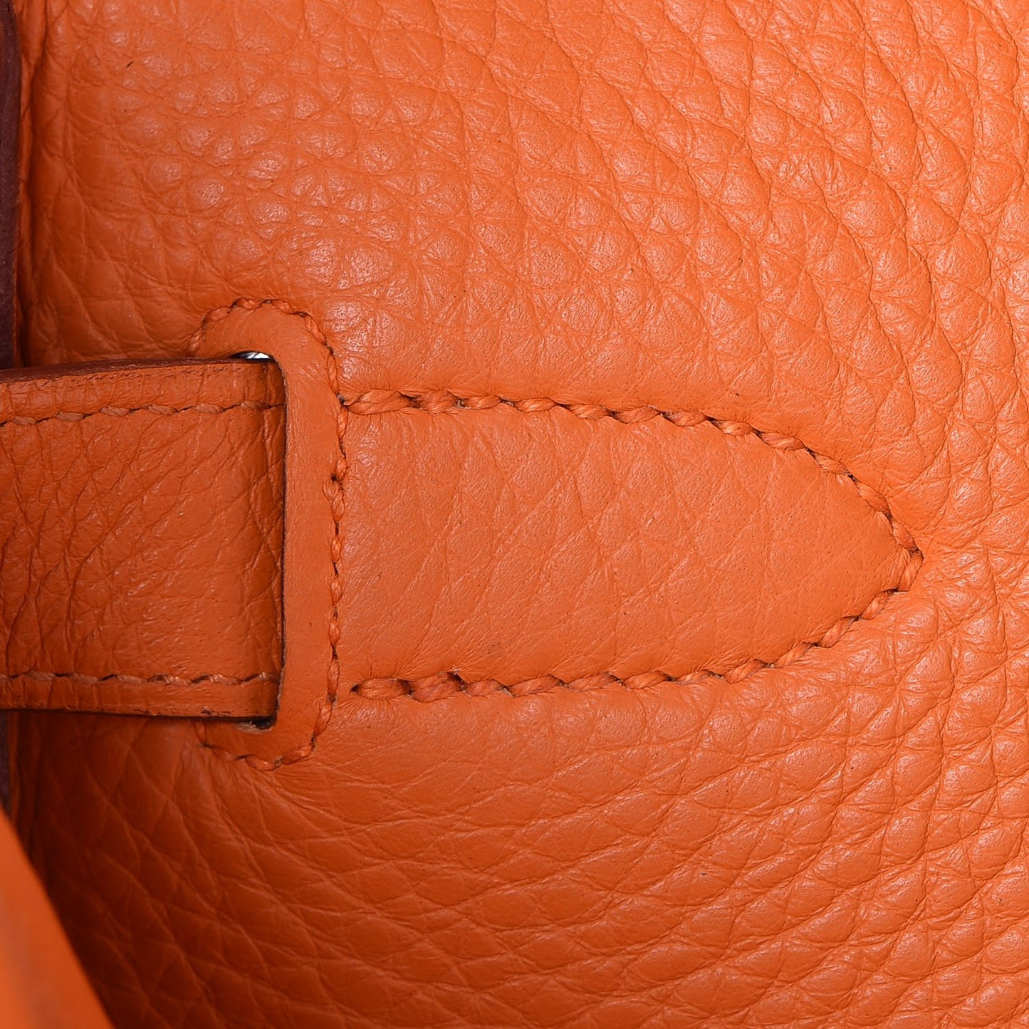 Taurillon Clemence HAC Birkin 40 Orange