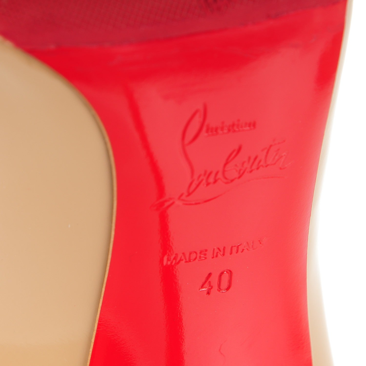Christian Louboutin Jazz Calf Corneille 100 Pumps 40 Nude 7 of 8
