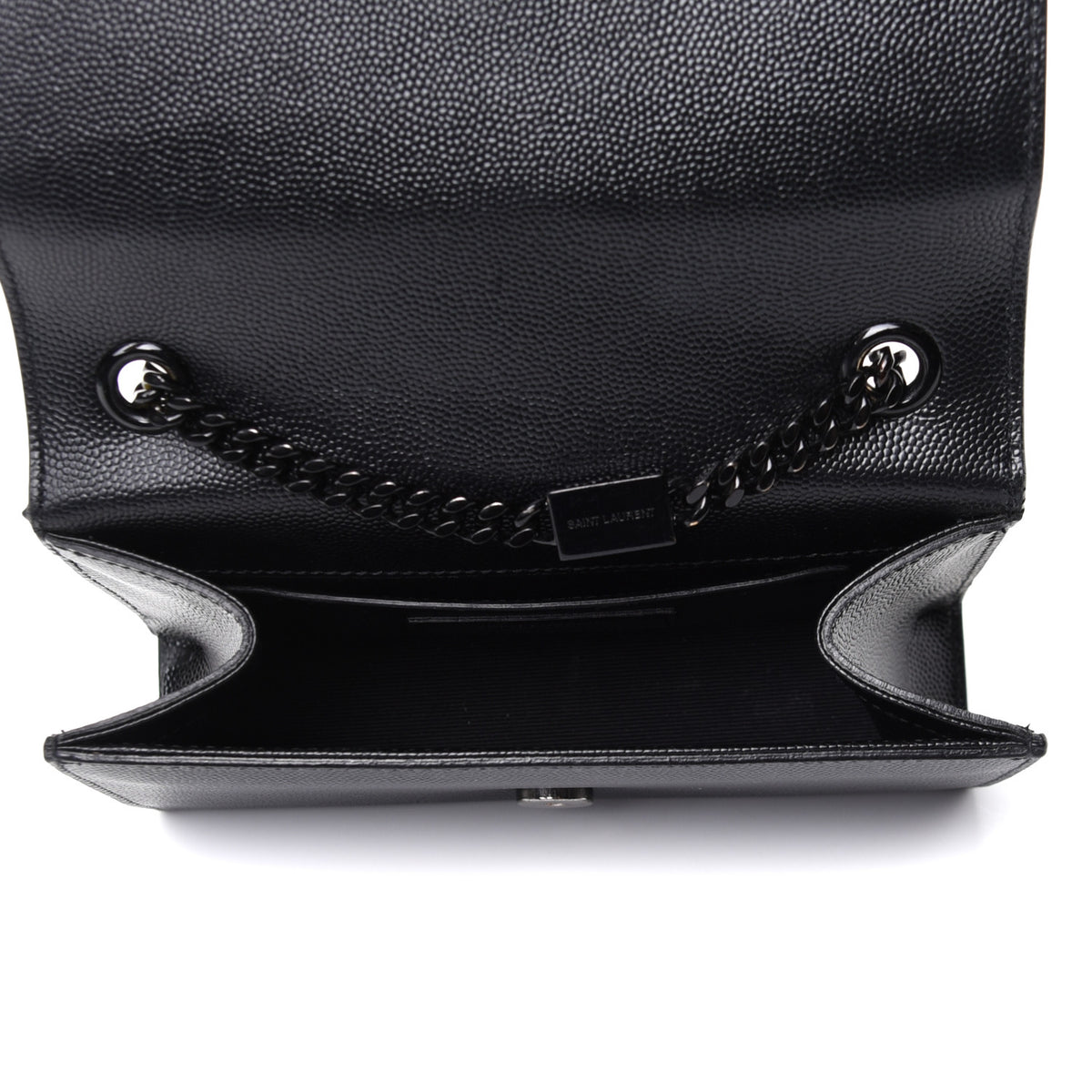 Grain De Poudre Small Monogram Kate Satchel Black